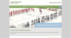 Desktop Screenshot of coastalgaslink.com
